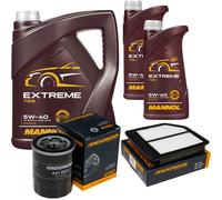 DENCKERMANN Controllo Set MANNOL Extreme 5W-40 7L Per Honda Civic VIII