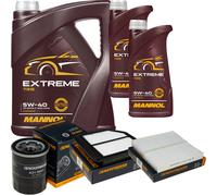 DENCKERMANN Controllo Set MANNOL EXTREME 5W-40 7L Per Honda FR-V 1.8 Civic