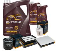 DENCKERMANN Controllo Set MANNOL Extreme 5W-40 7L per KIA Sportage 1.6 GDi