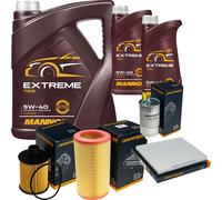 DENCKERMANN Controllo Set MANNOL Extreme 5W-40 7L Per Lancia Delta III 1.9 D