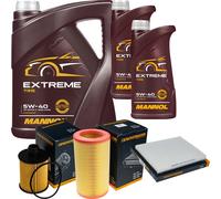 DENCKERMANN Controllo Set MANNOL Extreme 5W-40 7L Per Lancia Delta III 1.9 D