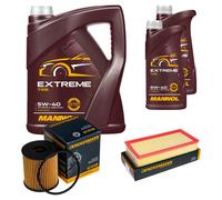 DENCKERMANN Controllo Set MANNOL EXTREME 5W-40 7L Per Lancia Phedra 2.0 D