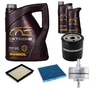 DENCKERMANN Controllo Set MANNOL Extreme 5W-40 7L Per Mazda 2 1.4 1.25