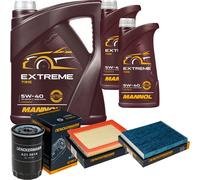 DENCKERMANN Controllo Set MANNOL Extreme 5W-40 7L Per Mazda 2 1.6