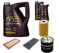 DENCKERMANN Controllo Set MANNOL Extreme 5W-40 7L per Mercedes-Benz A-Klasse