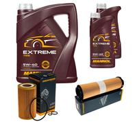 DENCKERMANN Controllo Set MANNOL Extreme 5W-40 7L per Mercedes-Benz E-Klasse