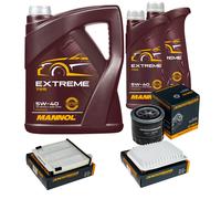 DENCKERMANN Controllo Set MANNOL Extreme 5W-40 7L Per Mitsubishi Grandis 2.4