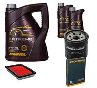 DENCKERMANN Controllo Set MANNOL Extreme 5W-40 7L Per Nissan Micra IV 1.2