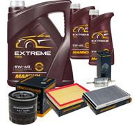 DENCKERMANN Controllo Set MANNOL EXTREME 5W-40 7L Per Opel Astra G CC 1.6