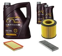 DENCKERMANN Controllo Set MANNOL Extreme 5W-40 7L Per Opel Vectra B 1.8I 16V