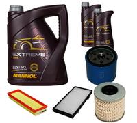 DENCKERMANN Controllo Set MANNOL Extreme 5W-40 7L Per Opel Vivaro Kasten 1.9
