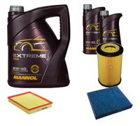 DENCKERMANN Controllo Set MANNOL Extreme 5W-40 7L Per Opel Zafira B 1.6 1.8