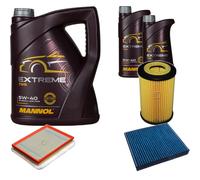 DENCKERMANN Controllo Set MANNOL EXTREME 5W-40 7L Per Opel Zafira B 1.6 CNG