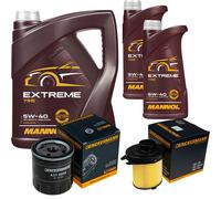 DENCKERMANN Controllo Set MANNOL Extreme 5W-40 7L Per Peugeot 106 II 1.0i