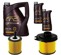 DENCKERMANN Controllo Set MANNOL EXTREME 5W-40 7L Per PEUGEOT 106 II 1.1I