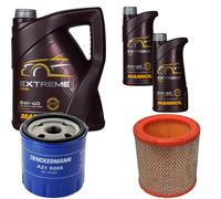 DENCKERMANN Controllo Set MANNOL EXTREME 5W-40 7L Per PEUGEOT 106 II 1.1I