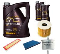 DENCKERMANN Controllo Set MANNOL Extreme 5W-40 7L Per Peugeot 206 CC 1.6 16V