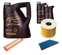 DENCKERMANN Controllo Set MANNOL Extreme 5W-40 7L Per Peugeot 206 CC 1.6 16V