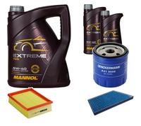 DENCKERMANN Controllo Set MANNOL EXTREME 5W-40 7L Per PEUGEOT 206 CC 2.0 S16
