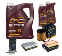 DENCKERMANN Controllo Set MANNOL Extreme 5W-40 7L Per Peugeot 307 CC 2.0 16V