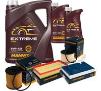DENCKERMANN Controllo Set MANNOL EXTREME 5W-40 7L Per PEUGEOT 508 SW I 2.0