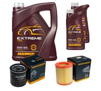 DENCKERMANN Controllo Set MANNOL Extreme 5W-40 7L per Peugeot Boxer Furgone Olio