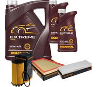 DENCKERMANN Controllo Set MANNOL Extreme 5W-40 7L Per Porsche 718 Boxster