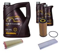 DENCKERMANN Controllo Set MANNOL EXTREME 5W-40 7L Per PORSCHE BOXSTER 2.7 S
