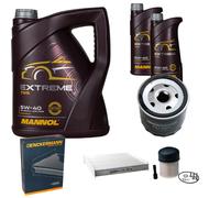DENCKERMANN Controllo Set MANNOL Extreme 5W-40 7L per Renault Clio IV
