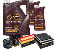 DENCKERMANN Controllo Set MANNOL Extreme 5W-40 7L Per Renault Espace III 2.0