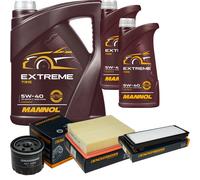 DENCKERMANN Controllo Set MANNOL Extreme 5W-40 7L Per Renault Espace IV 1.9