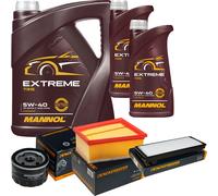 DENCKERMANN Controllo Set MANNOL Extreme 5W-40 7L Per Renault Espace IV 2.0
