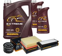 DENCKERMANN Controllo Set MANNOL Extreme 5W-40 7L Per Renault Espace IV 2.0