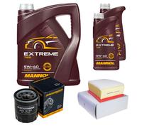 DENCKERMANN Controllo Set MANNOL EXTREME 5W-40 7L Per RENAULT ESPACE V 1.8