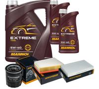 DENCKERMANN Controllo Set MANNOL Extreme 5W-40 7L Per Renault Fluence 2.0