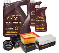 DENCKERMANN Controllo Set MANNOL Extreme 5W-40 7L Per Renault Laguna III 1.6