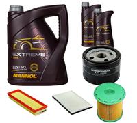 DENCKERMANN Controllo Set MANNOL EXTREME 5W-40 7L Per Renault Megane I 1.9