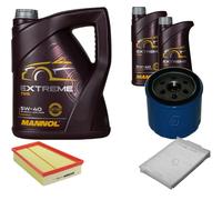DENCKERMANN Controllo Set MANNOL Extreme 5W-40 7L per Renault Megane II