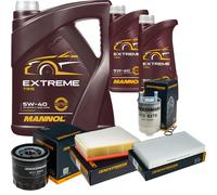 DENCKERMANN Controllo Set MANNOL Extreme 5W-40 7L per Renault Megane III