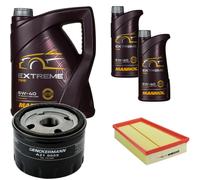 DENCKERMANN Controllo Set MANNOL EXTREME 5W-40 7L Per Renault Scénic II 1.6