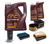 Denckermann Controllo Set mannol extreme 5W-40 7L per Renault Scénic III 1.2