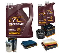 DENCKERMANN Controllo Set MANNOL Extreme 5W-40 7L Per Renault Scénic III 1.5