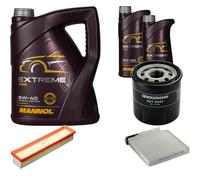 DENCKERMANN Controllo Set MANNOL EXTREME 5W-40 7L Per Renault Twingo II 1.2