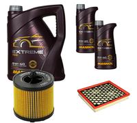 DENCKERMANN Controllo Set MANNOL Extreme 5W-40 7L Per Saab 9-5 2.0 Turbo