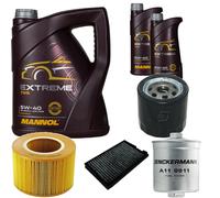 DENCKERMANN Controllo Set MANNOL Extreme 5W-40 7L per Saab 9-5 Familiare 2.0 T