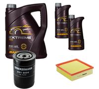 DENCKERMANN Controllo Set MANNOL EXTREME 5W-40 7L Per SEAT TERRA KASTEN 1.4
