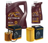 DENCKERMANN Controllo Set MANNOL Extreme 5W-40 7L Per Smart Cabrio 0.7 0.6
