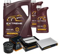 DENCKERMANN Controllo Set MANNOL EXTREME 5W-40 7L Per Suzuki Grand Vitara II