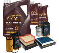 DENCKERMANN Controllo Set MANNOL Extreme 5W-40 7L Per Volvo V70 II 2.4 D5