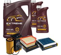 DENCKERMANN Controllo Set MANNOL Extreme 5W-40 7L Per Volvo V70 II 2.4 D5